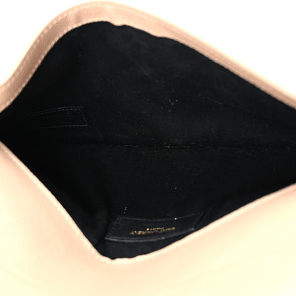 Saint Laurent Grain De Poudre Uptown Pouch Dark Beige 5 of 8