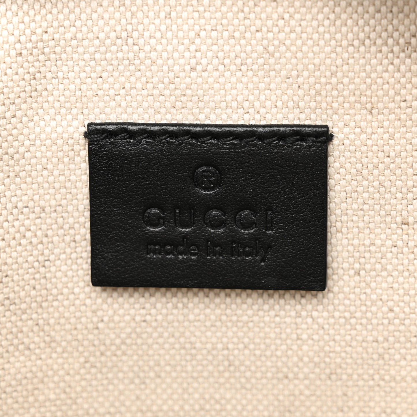Calfskin GG Tennis Embossed Pocket Belt Bag Black