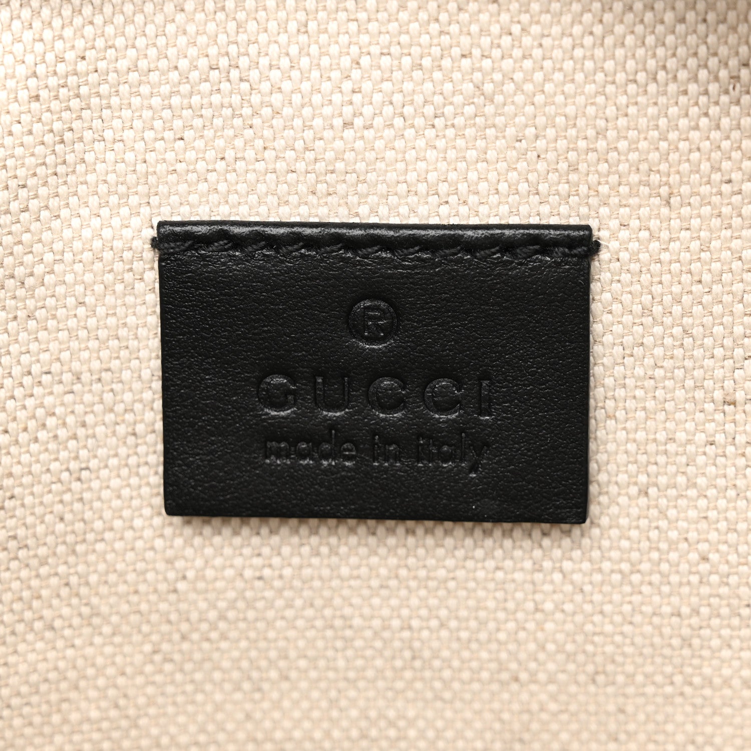 Gucci Calfskin GG Tennis Embossed Pocket Belt Bag Black 6 of 11
