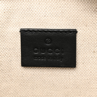Gucci Calfskin GG Tennis Embossed Pocket Belt Bag Black 6 of 11