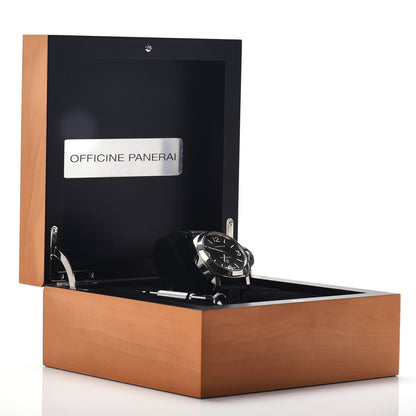Panerai Stainless Steel Rubber 44mm Luminor Base Logo Manual Winding Watch Black PAM00773 5 of 5