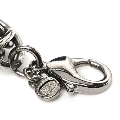 Chanel Twisted Chain Link CC Pearl Drop Belt Silver 3 of 4