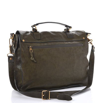 Proenza Schouler Lambskin Large PS1 Satchel Military 3 of 14