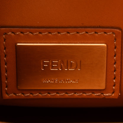Fendi Canvas Calfskin Medium 3 Pocket Peekaboo Iconic Satchel Amazzonia Cuoio 6 of 10