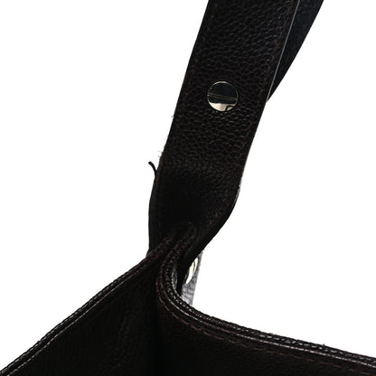 Chanel Glazed Caviar Reissue Double Pocket In The City Tote Brown 12 of 12