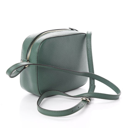 Gucci Pebbled Calfskin Small Soho Disco Bag Emerald Green 2 of 7