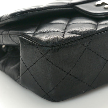 Chanel Lambskin Quilted Extra Mini Rectangular Flap Black 9 of 12
