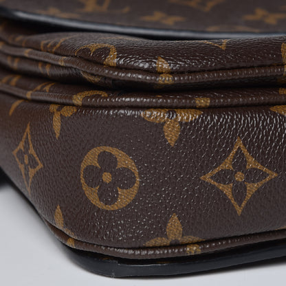 Louis Vuitton Monogram Braided Pochette Metis Safran 8 of 10