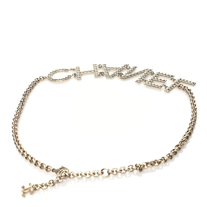 Chanel Crystal Chanel Logo Belt Gold 2 of 5