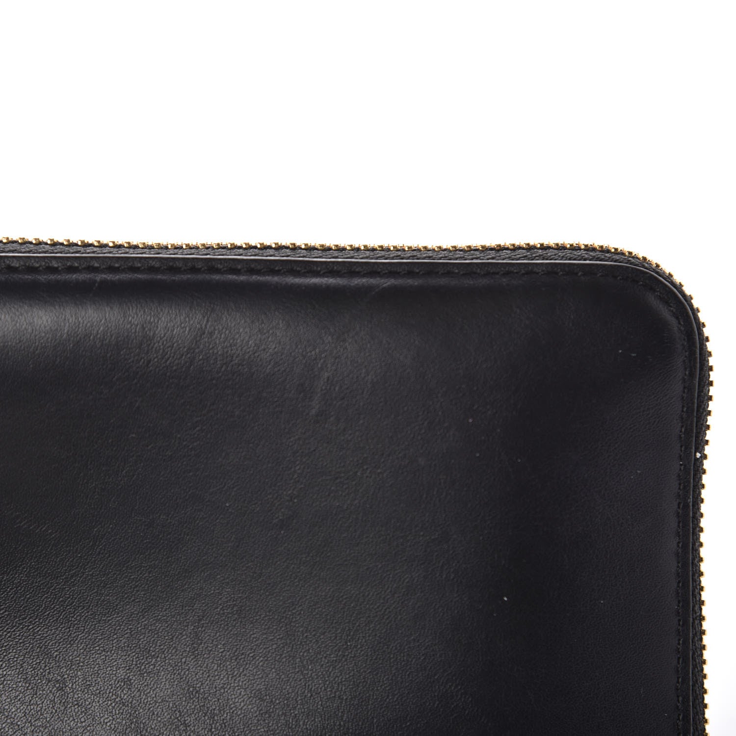 Chloe Lambskin Alphabet Zip Around Compact Wallet Black 9 of 11