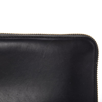 Chloe Lambskin Alphabet Zip Around Compact Wallet Black 9 of 11