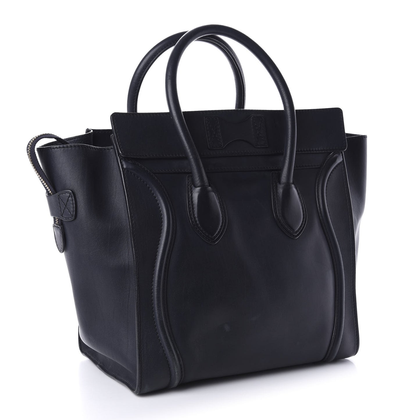 Smooth Calfskin Micro Luggage Black