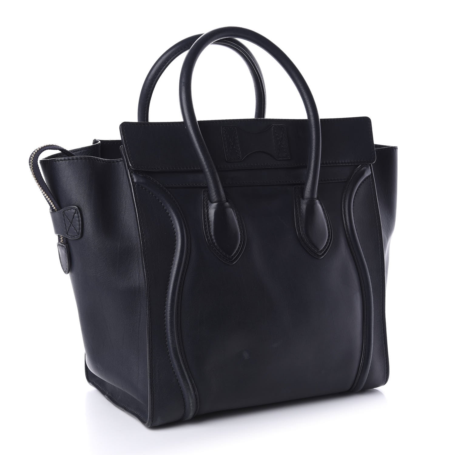 Celine Smooth Calfskin Micro Luggage Black 3 of 13