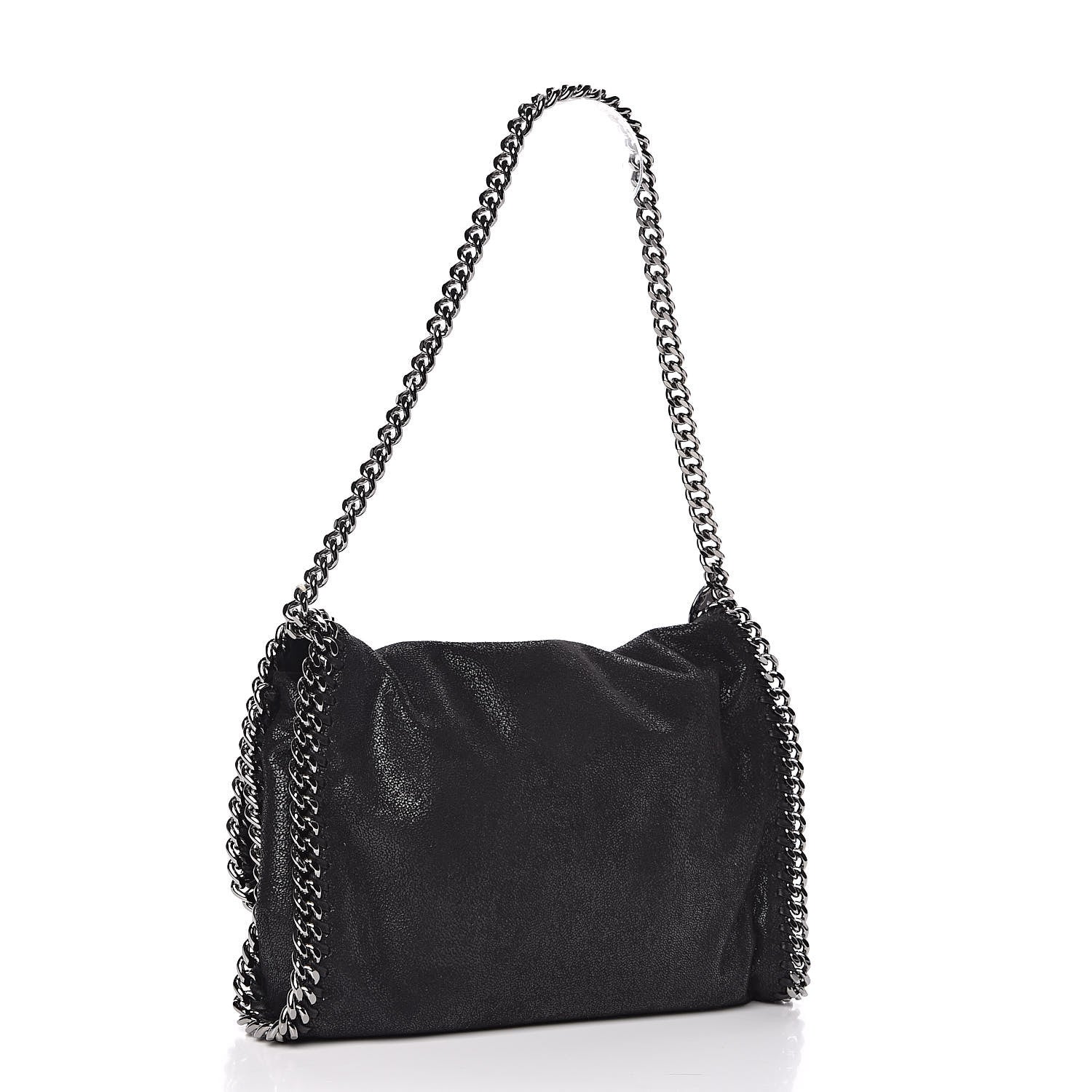 Stella McCartney Shaggy Deer Falabella Clutch Black 3 of 10