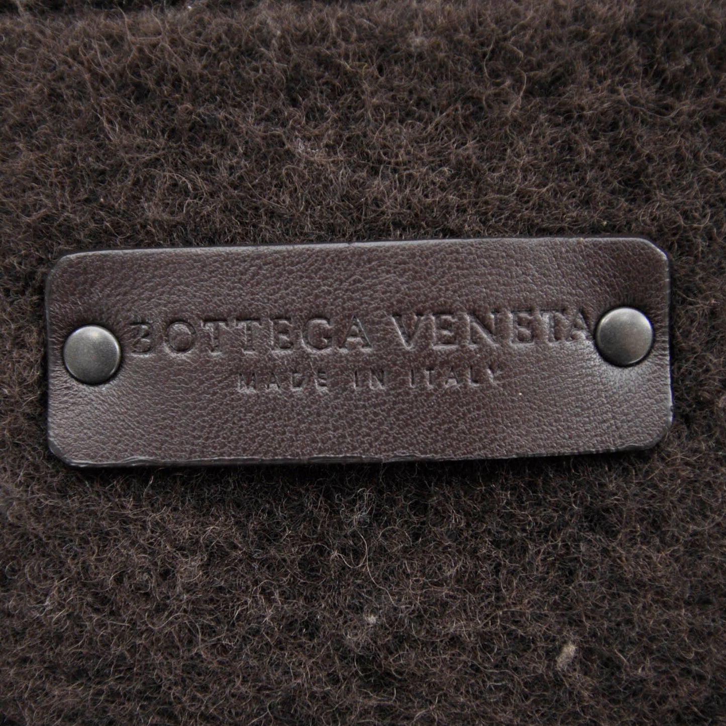 Nappa Intrecciato Shoulder Bag Ebano