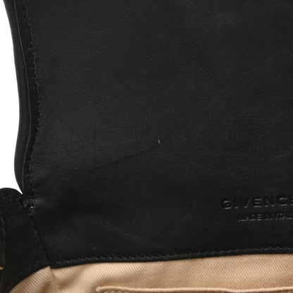 Givenchy Lambskin Obsedia Shoulder Bag Beige Black 10 of 15