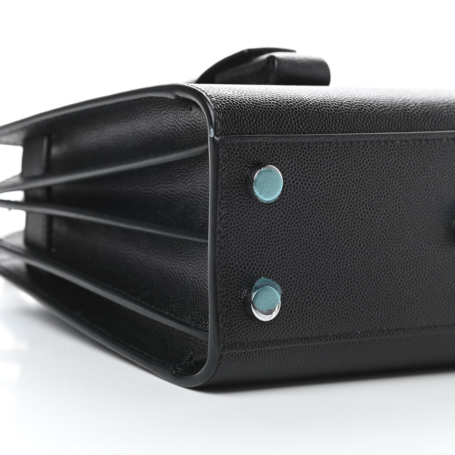 Saint Laurent Grained Calfskin Nano Sac De Jour Black 9 of 12