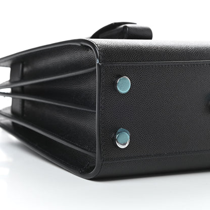Saint Laurent Grained Calfskin Nano Sac De Jour Black 9 of 12