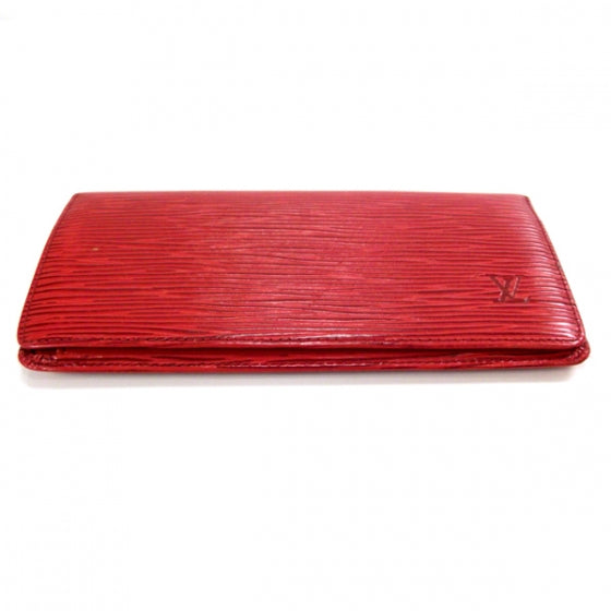 Louis Vuitton Epi Checkbook Cover Red 4 of 8