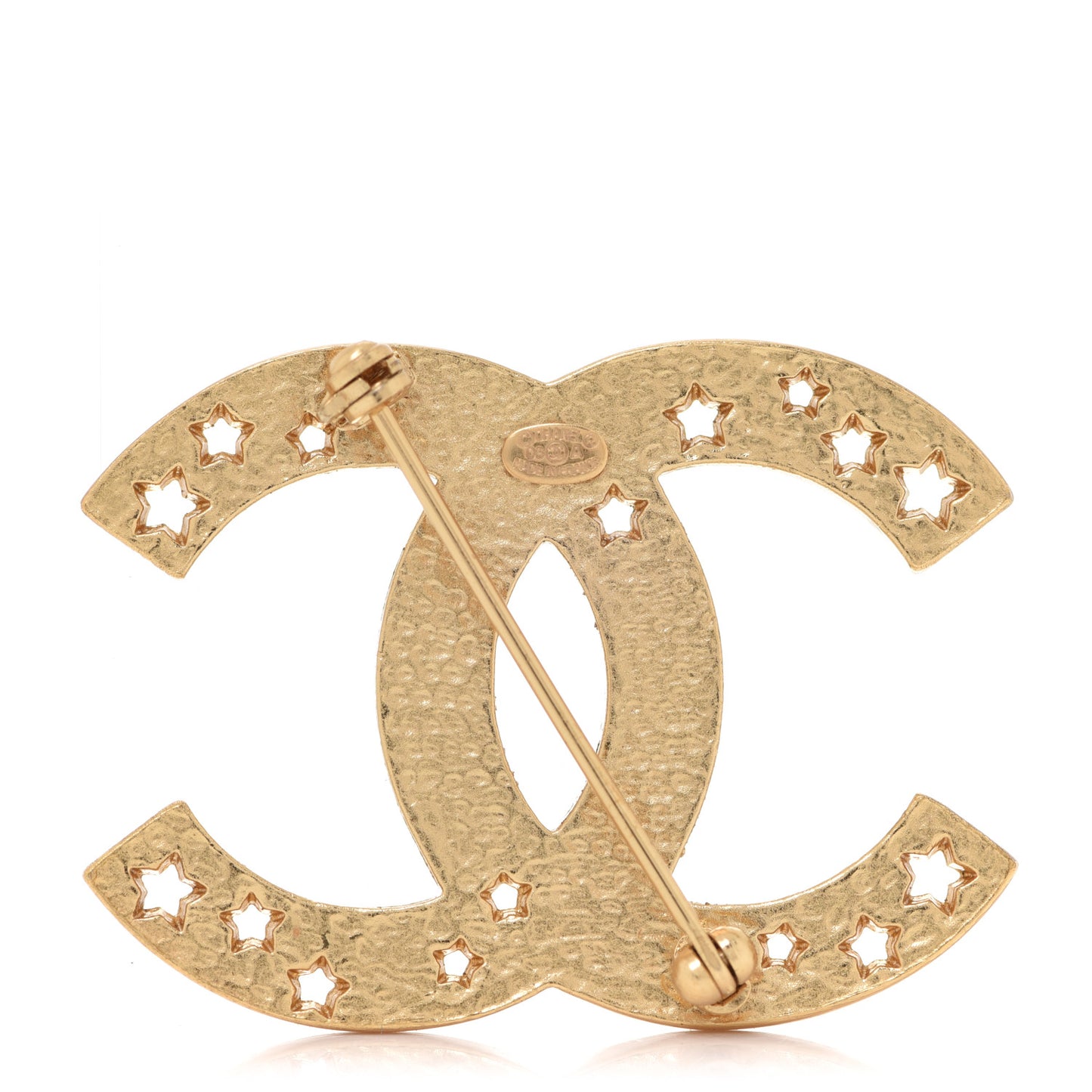 CC Star Brooch Gold