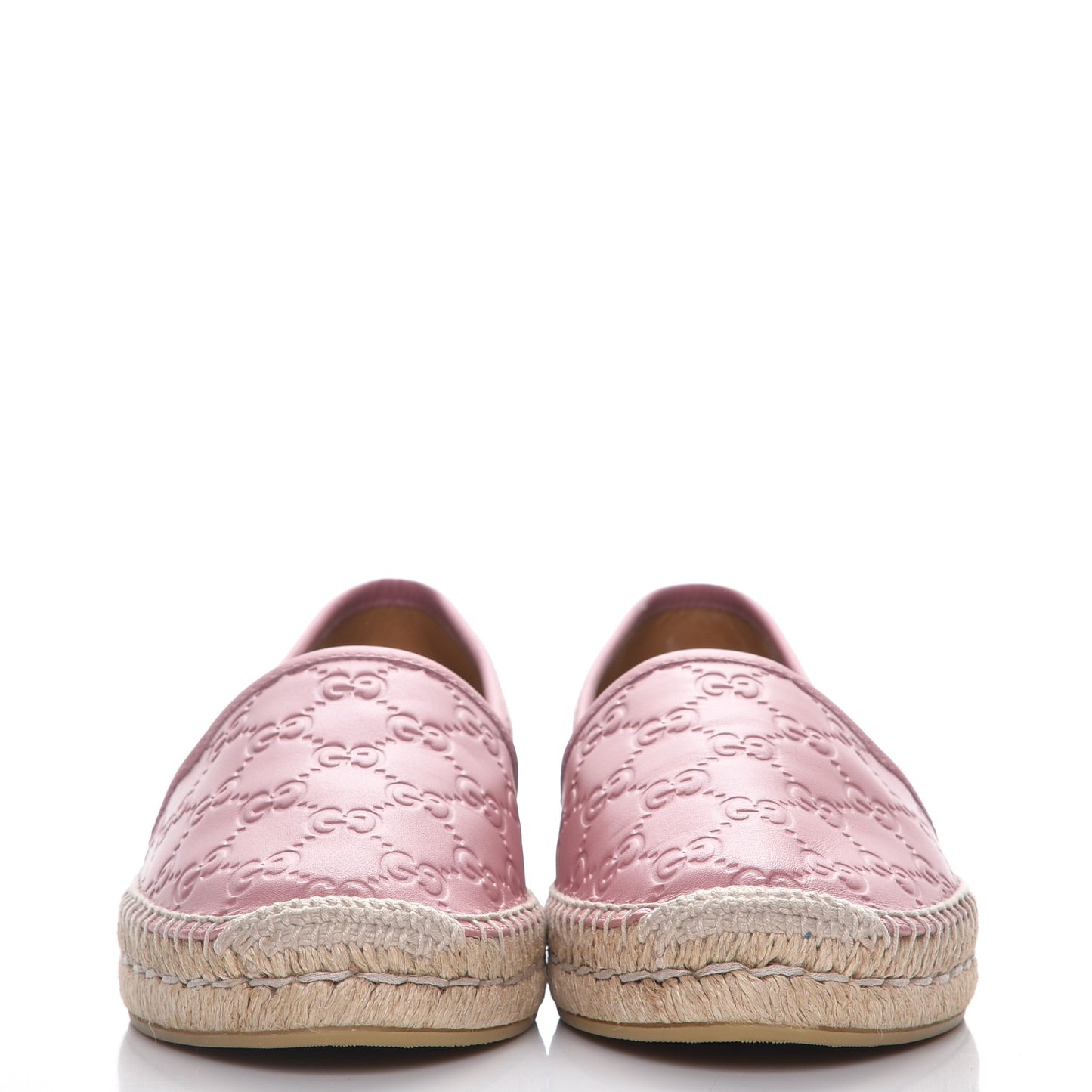 Guccissima Signature Espadrilles 41 Rose Baby Candy