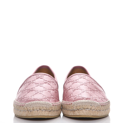 Gucci Guccissima Signature Espadrilles 41 Rose Baby Candy 2 of 11