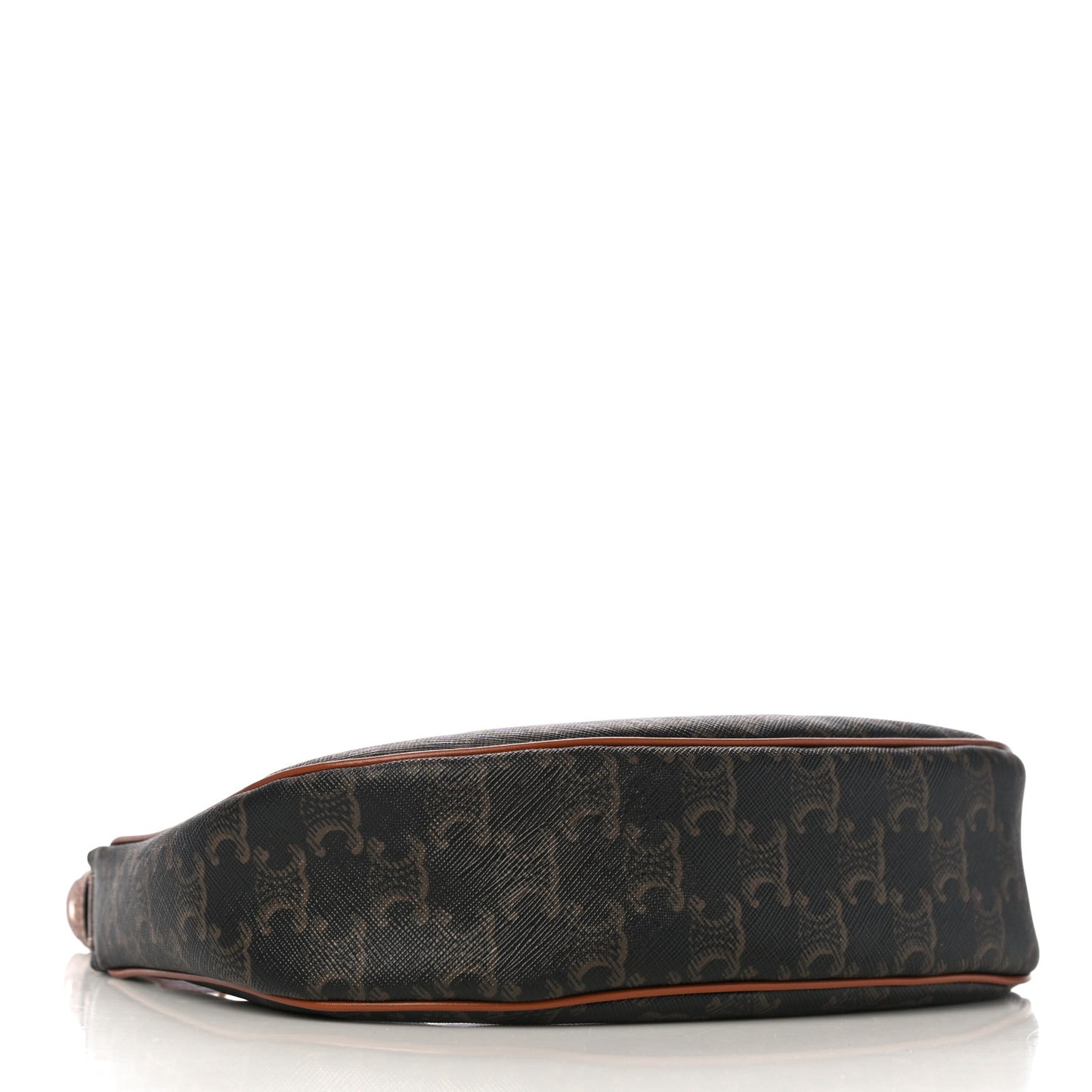 Triomphe Canvas Calfskin Ava Shoulder Bag Tan