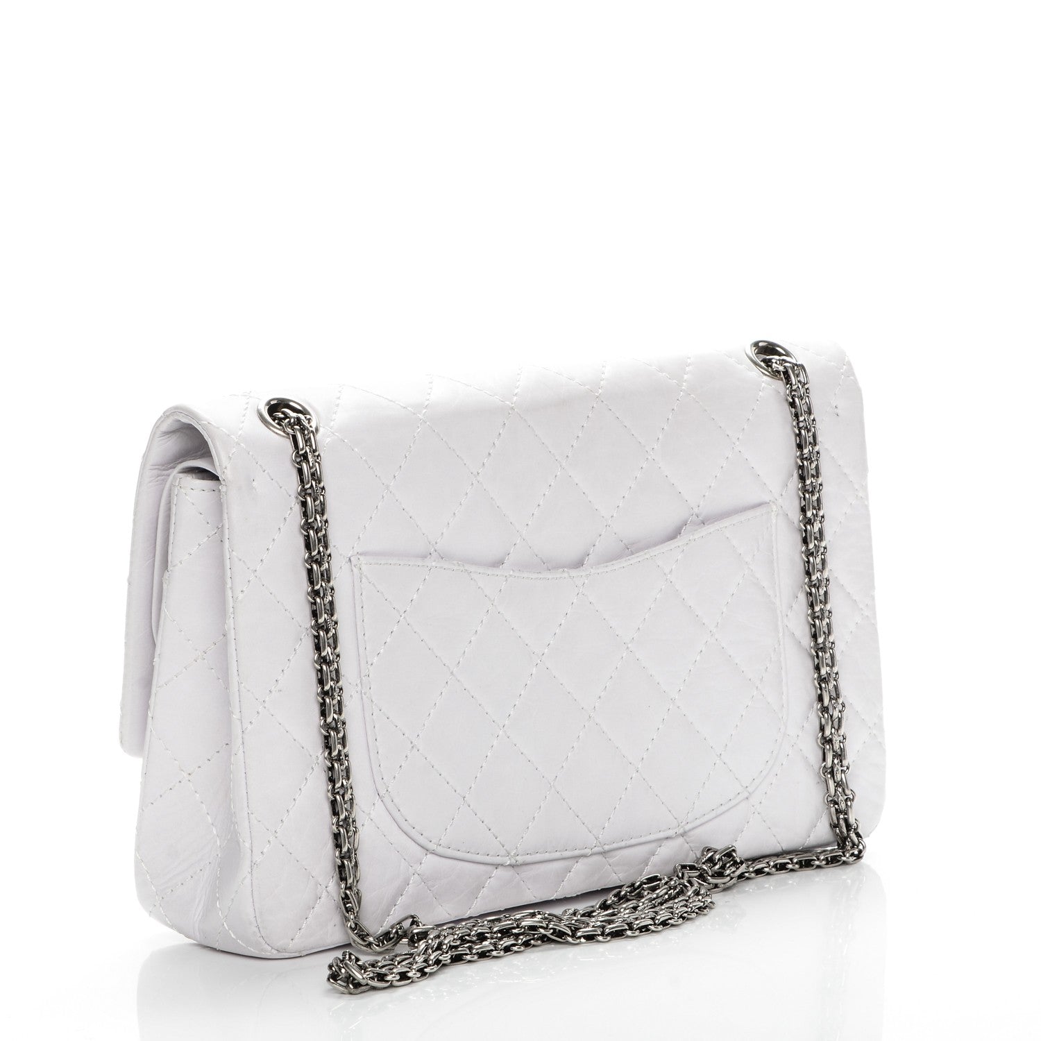 Chanel Aged Calfskin 50th Anniversary 2.55 Reissue 226 White 3 of 9