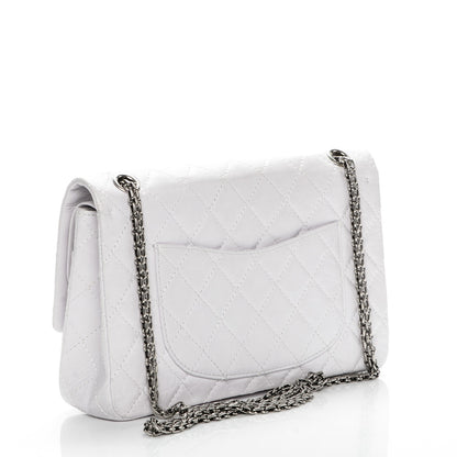 Chanel Aged Calfskin 50th Anniversary 2.55 Reissue 226 White 3 of 9