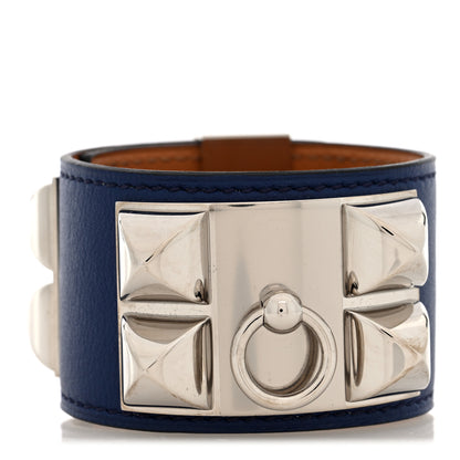 Hermes Swift Collier de Chien CDC Bracelet S Bleu Saphir 3 of 6