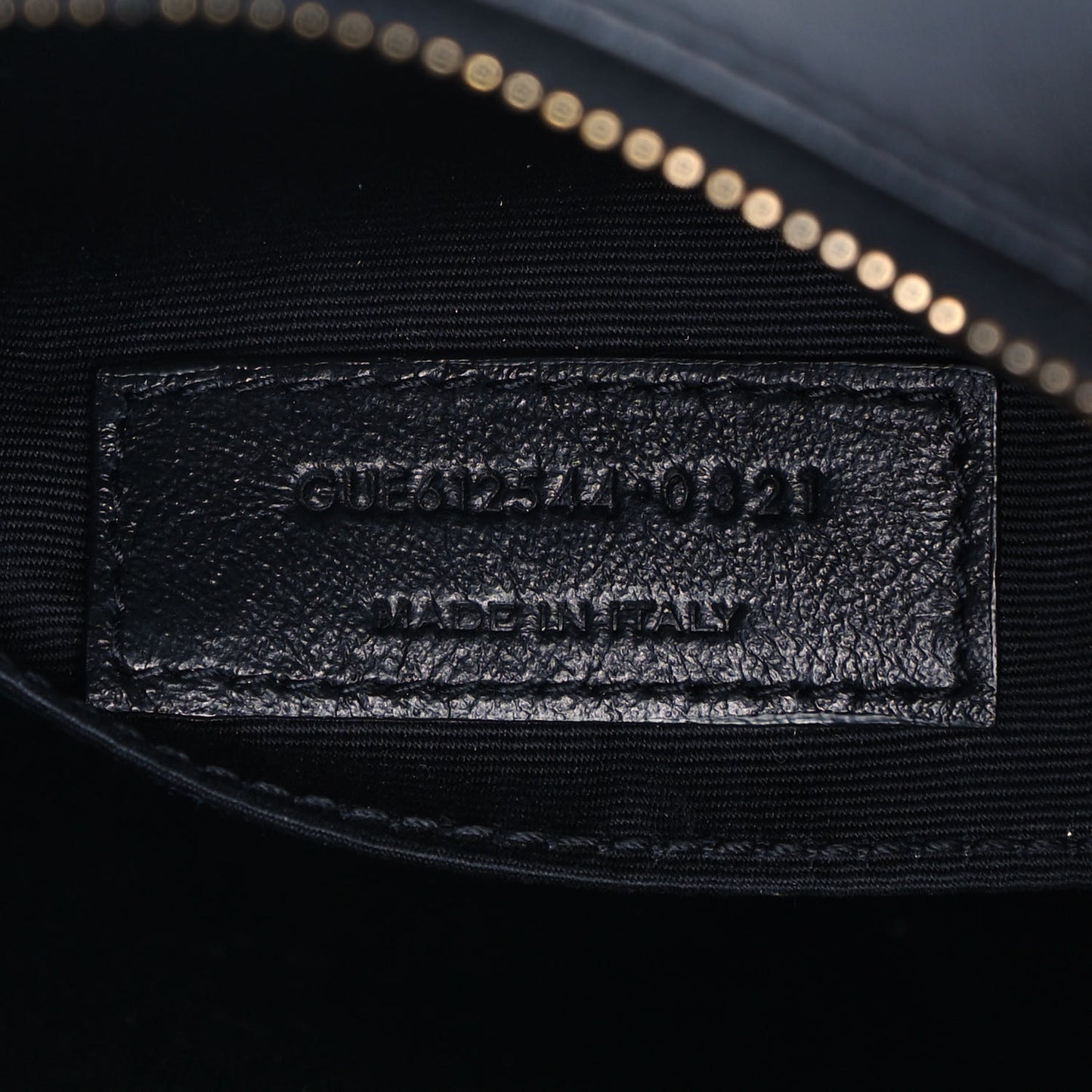 Calfskin Matelasse Monogram Lou Camera Bag Black