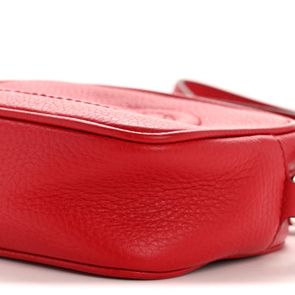 Gucci Pebbled Calfskin Children's Mini Soho Disco Messenger Bag Tabasco Red 10 of 12