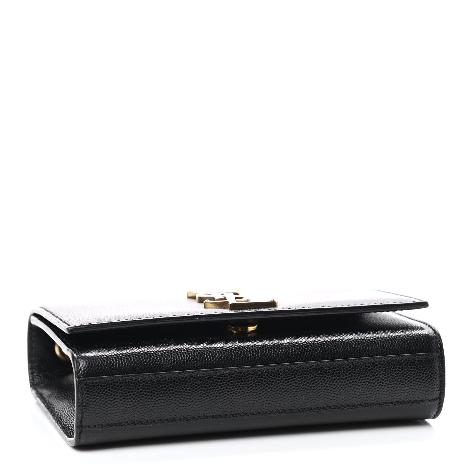 Saint Laurent Grain De Poudre Small Monogram Kate Satchel Black 3 of 10