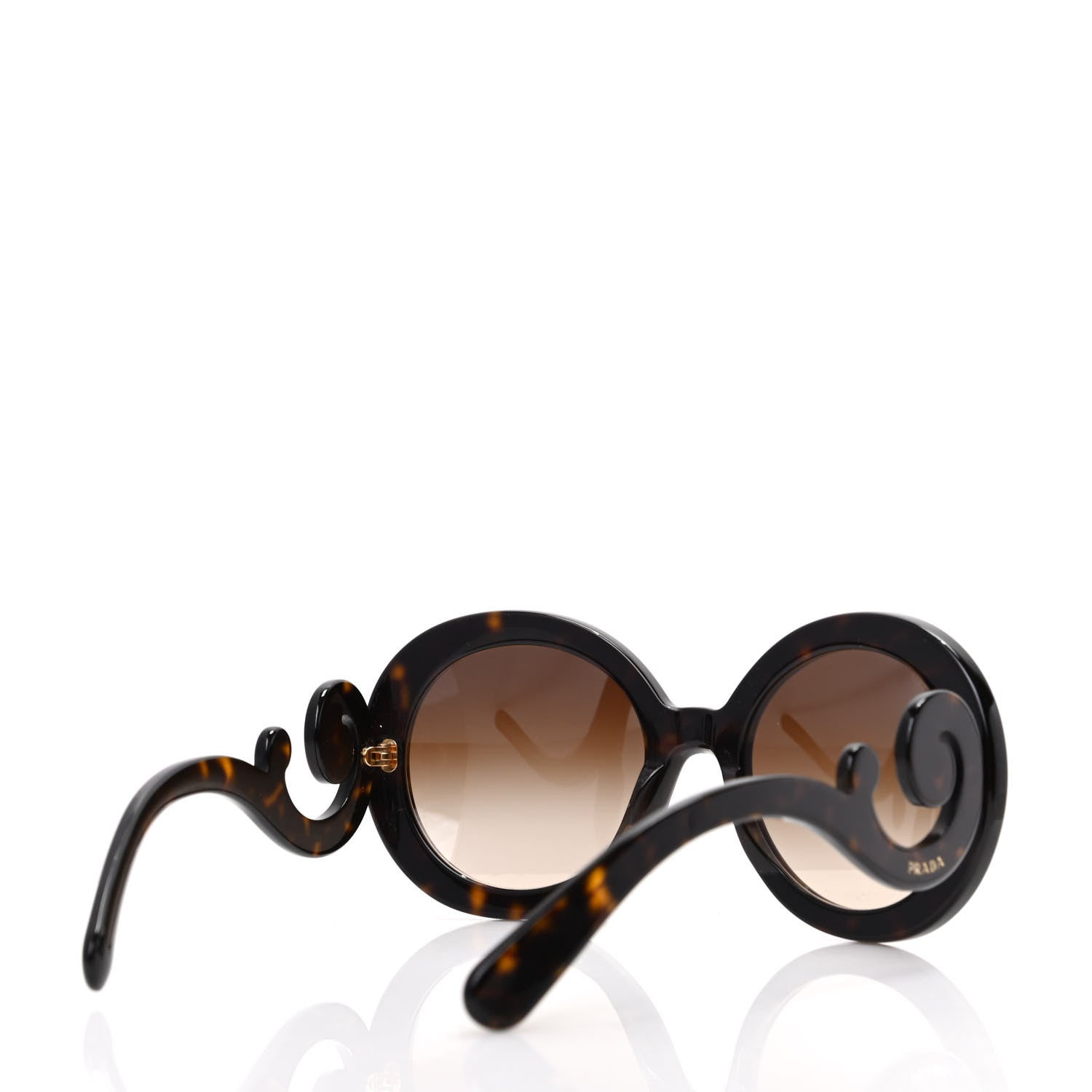 Prada Baroque Sunglasses SPR 27N Tortoise 4 of 8