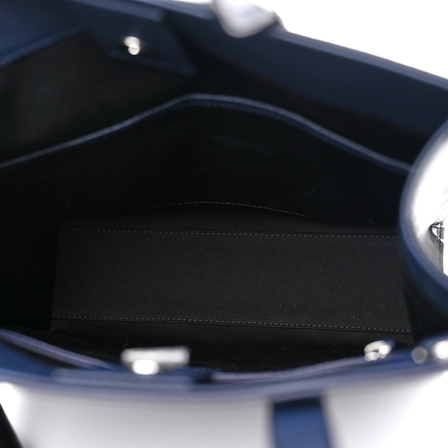 MCM Calfskin Small Portuna Tote Black 5 of 9