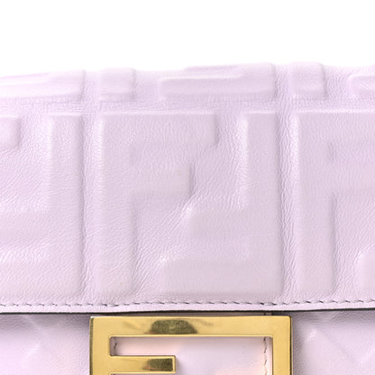 Fendi Nappa FF 1974 Embossed Mini Baguette Anemone 8 of 10