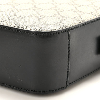 Gucci GG Supreme Monogram Clutch Wristlet Beige Black 9 of 9