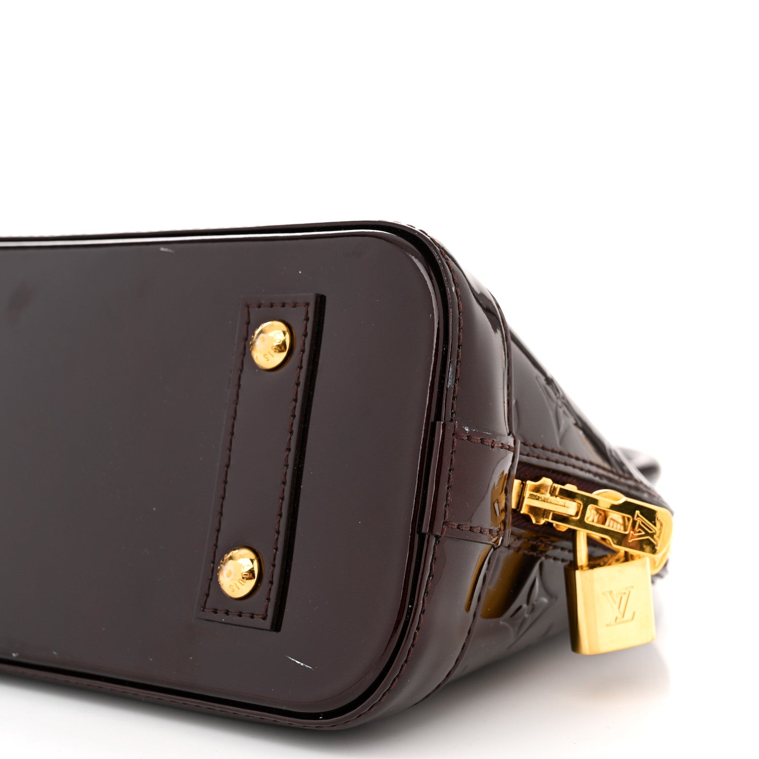 Louis Vuitton Vernis Alma BB Amarante 9 of 16