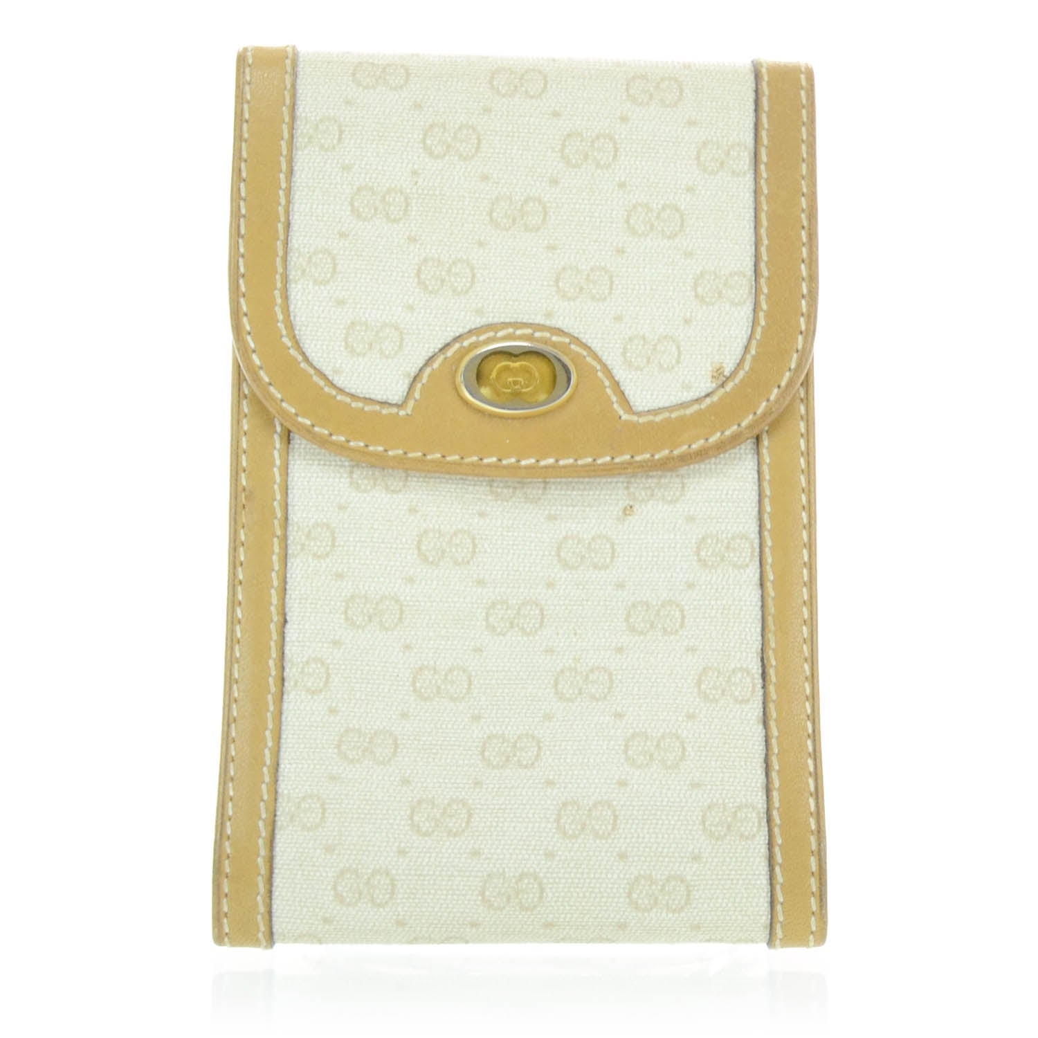 Gucci Monogram Pouch Beige 1 of 10