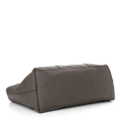 Gucci Pebbled Calfskin Carry On Duffle Grey 4 of 12