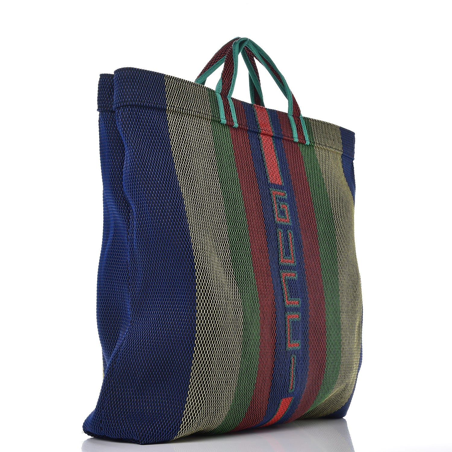 Gucci Woven Rubber Tote Multicolor 3 of 8