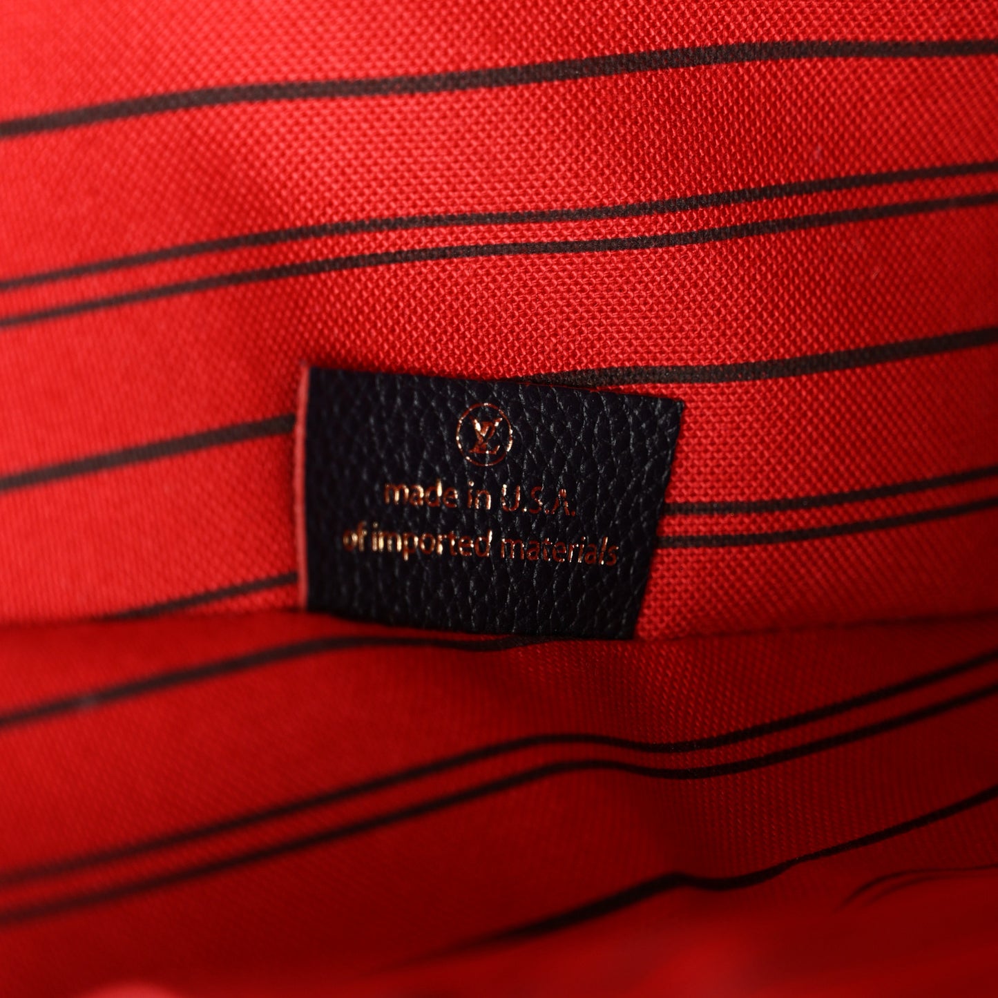 Empreinte Pochette Metis Marine Rouge