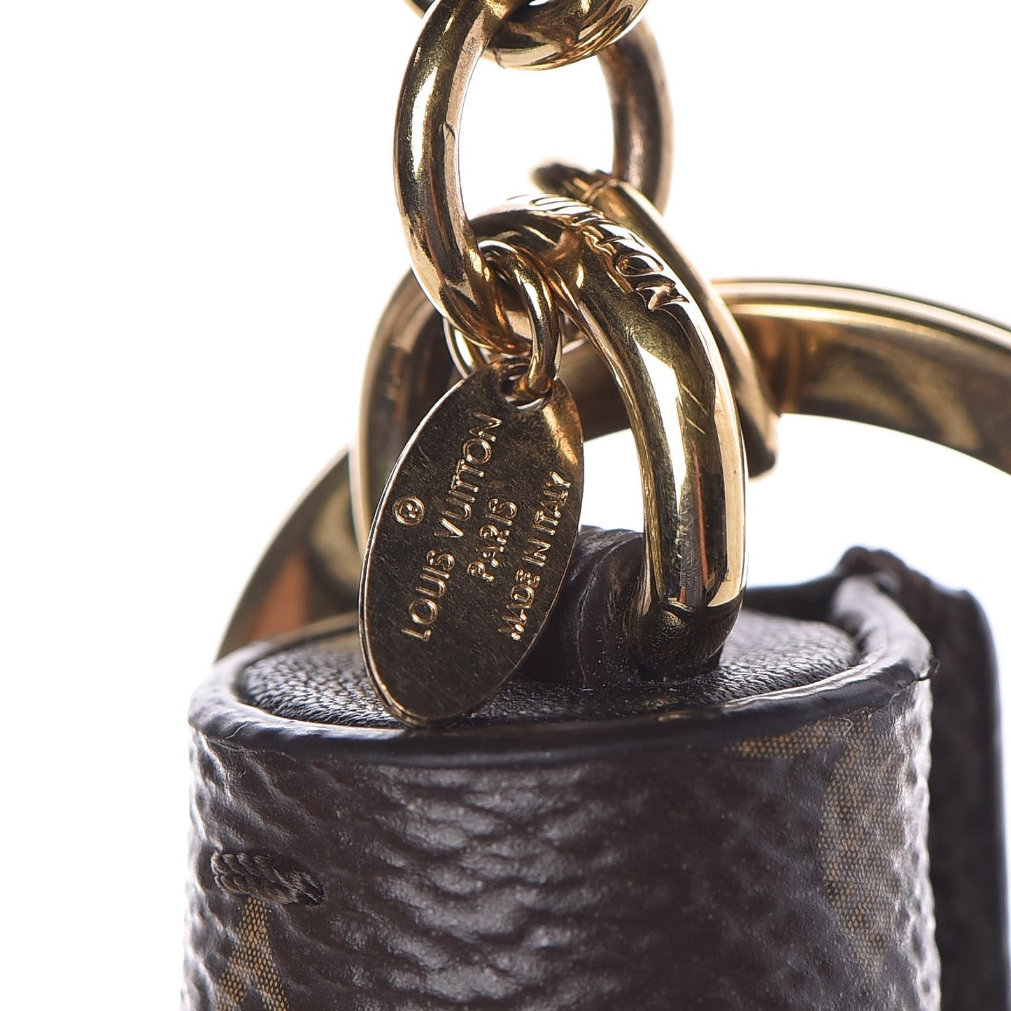 Monogram Tassel Bag Charm