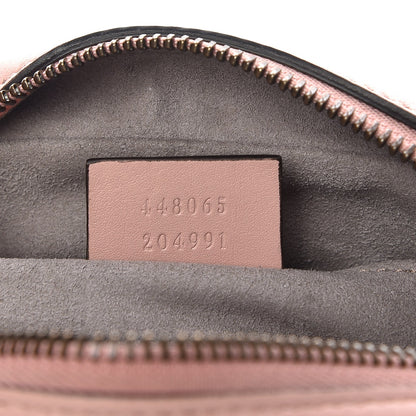 Gucci Calfskin Matelasse Mini GG Marmont Chain Shoulder Bag Perfect Pink 7 of 16