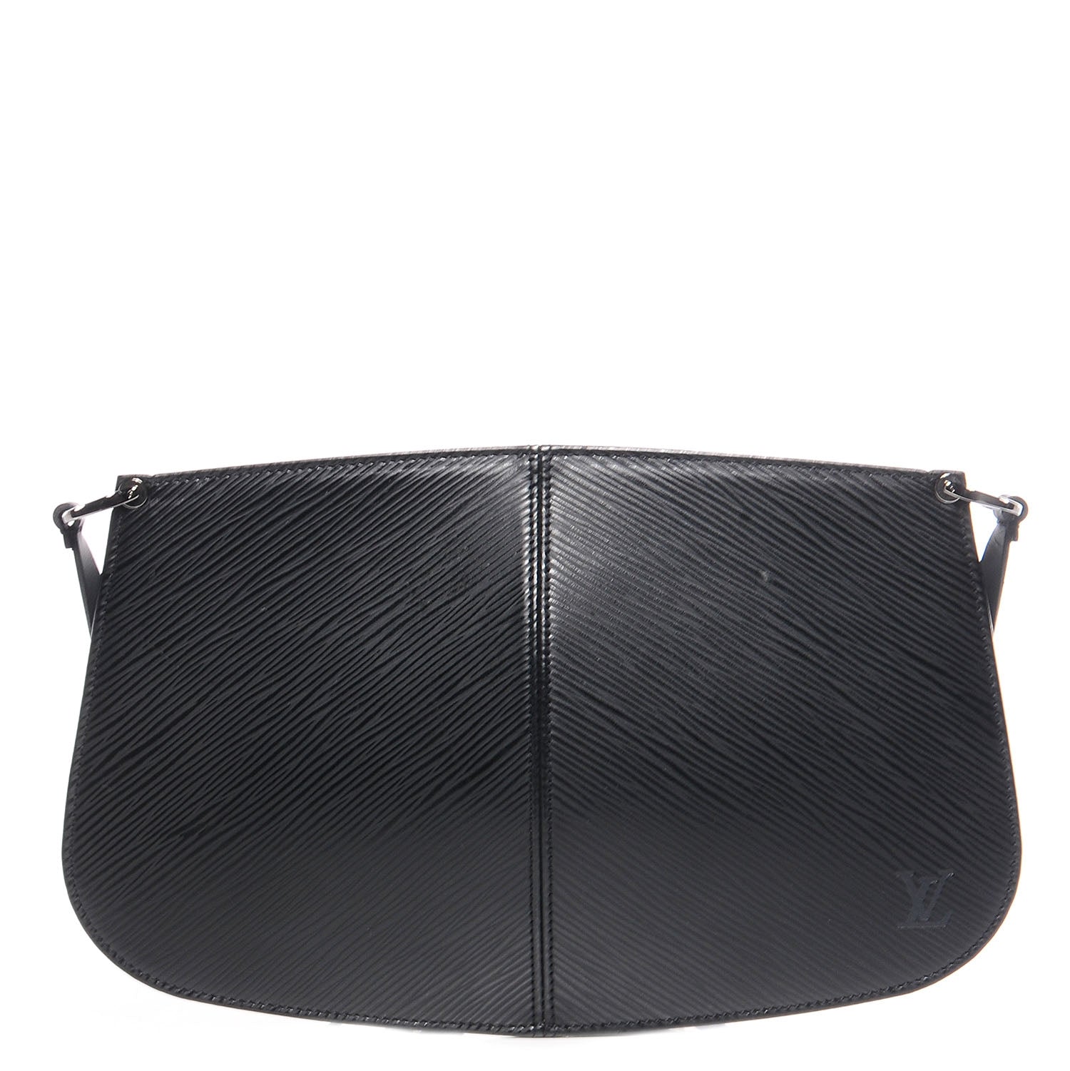 Louis Vuitton Epi Demi Lune Pochette Black 1 of 7
