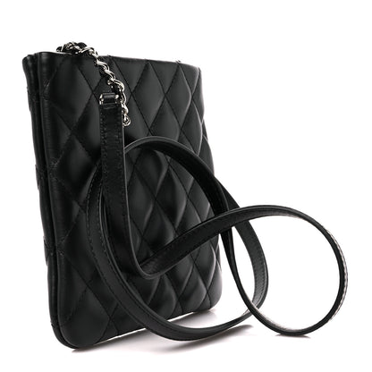 Chanel Lambskin Quilted Crossbody Bag Black 2 of 11