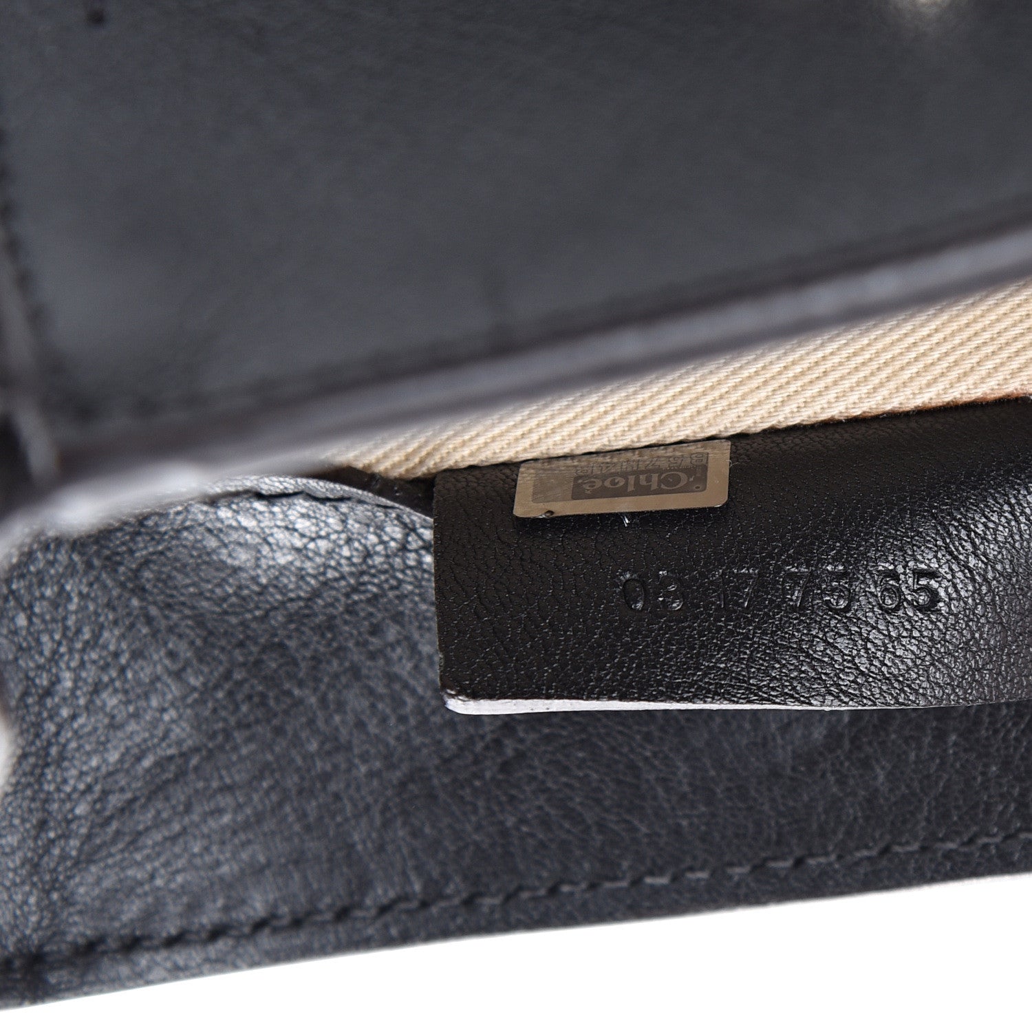 Chloe Suede Calfskin Mini Faye Backpack Black 6 of 10
