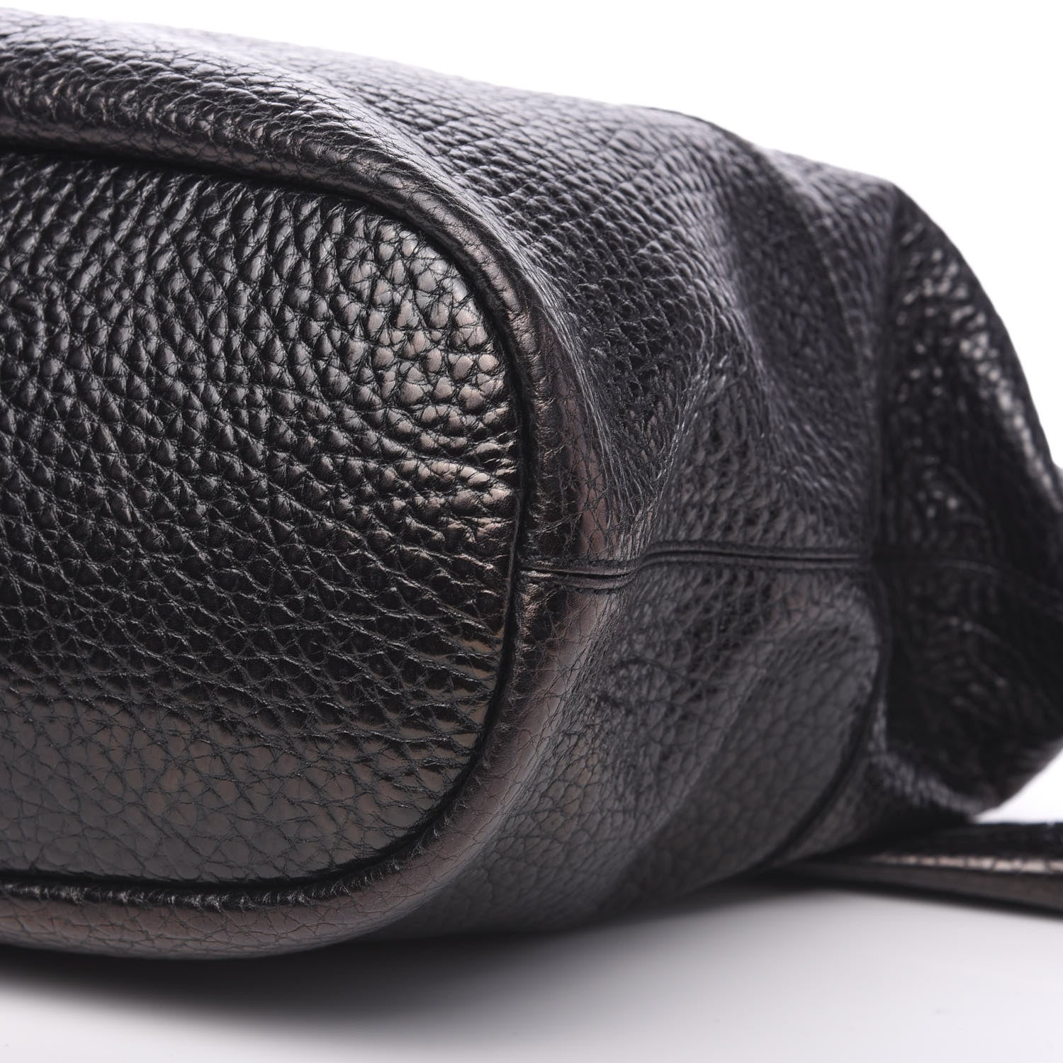 Givenchy Glazed Pebbled Calfskin Large Nightingale Black 9 of 11