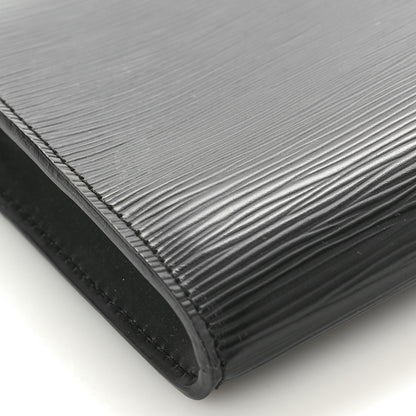 Louis Vuitton Epi Pochette Accessories 21 Black 8 of 9