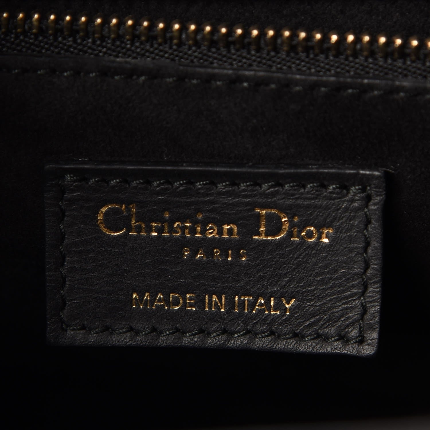 Christian Dior Calfskin Cannage Large Lady Dior Matte Black 7 of 8